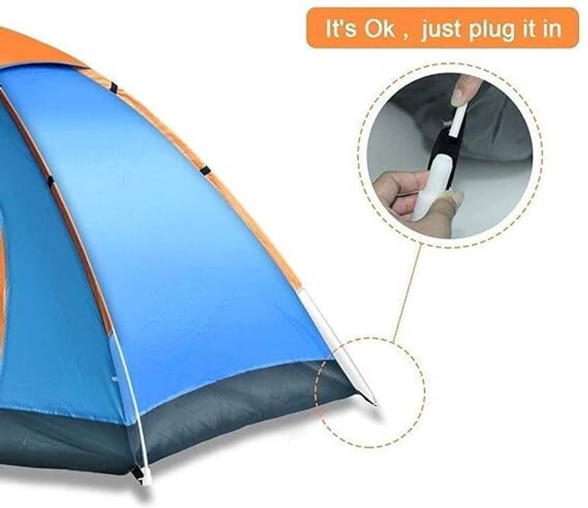 ADP TRADERS =2 Person Tent for Camping, Hiking, Trekking & Picnic - Tent House Tent Dome Tent - For 2 person (Multicolor)