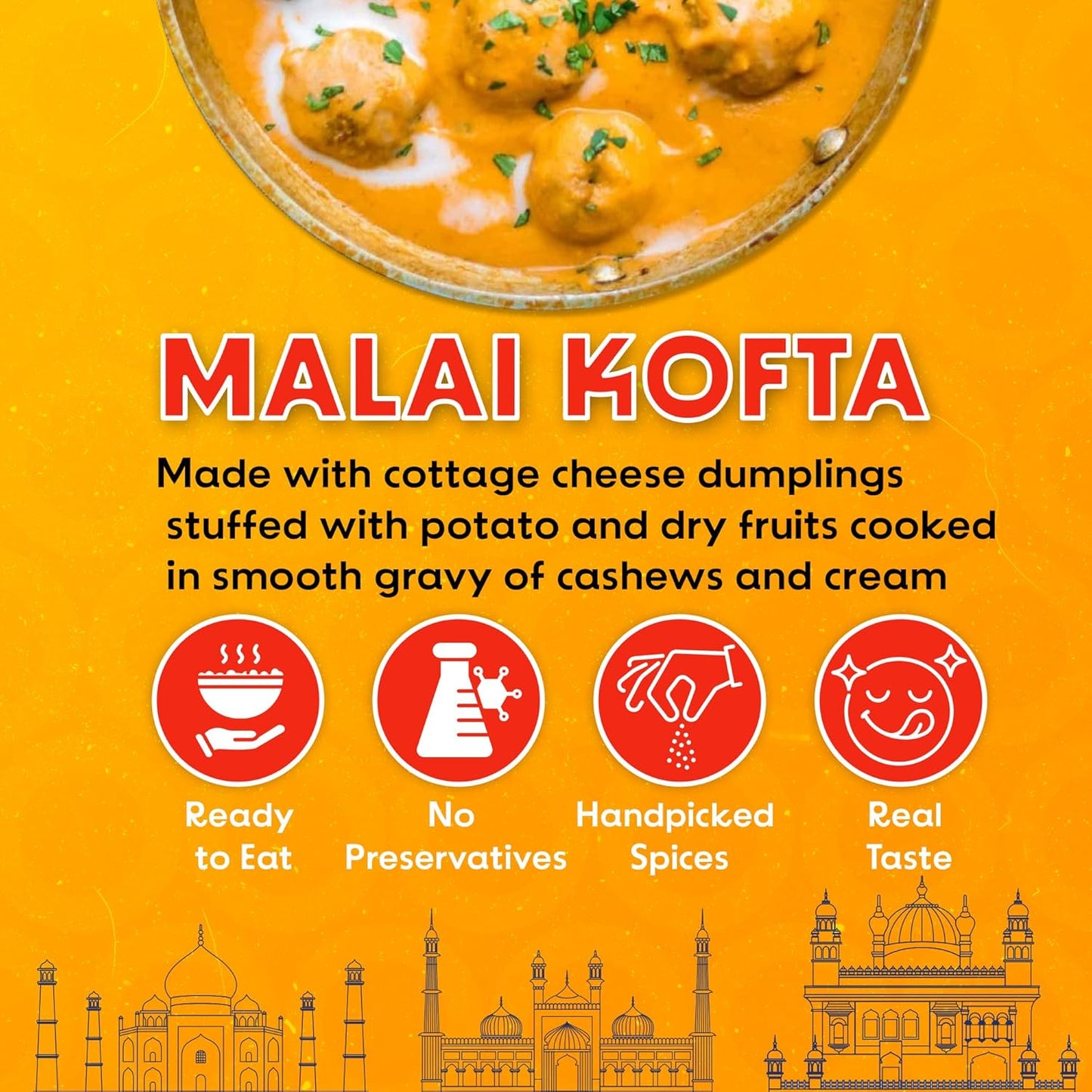 Chokhi Dhani by NA Malai Kofta Ready To Eat Meal in 2 Minutes