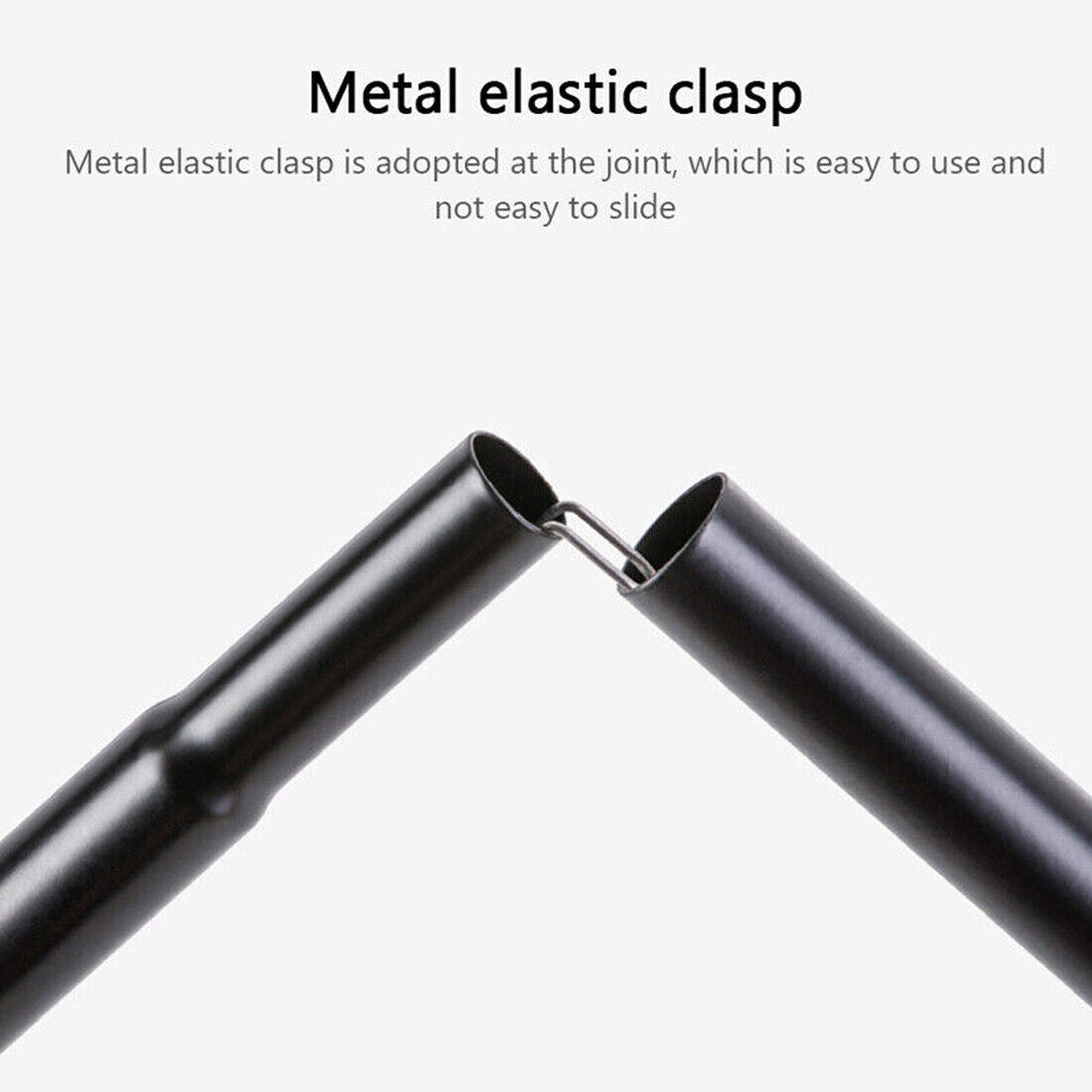 6.6 x 6.6 Tent Poles Universal Telescopic Adjustable Steel Awning Canopy Tarp Pole