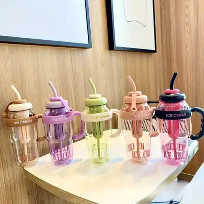 Gym 1300 ml Silicone, Plastic Shaker (pack of 1 Multicolor)