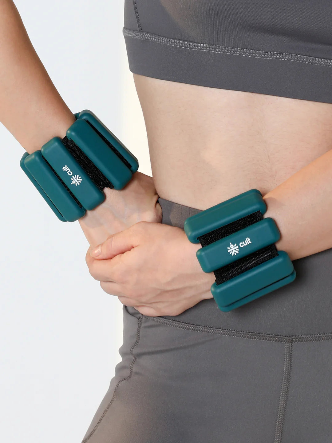 Adjustable Ankle and Wrist Weights (225 g x 2) pair with Removable 20