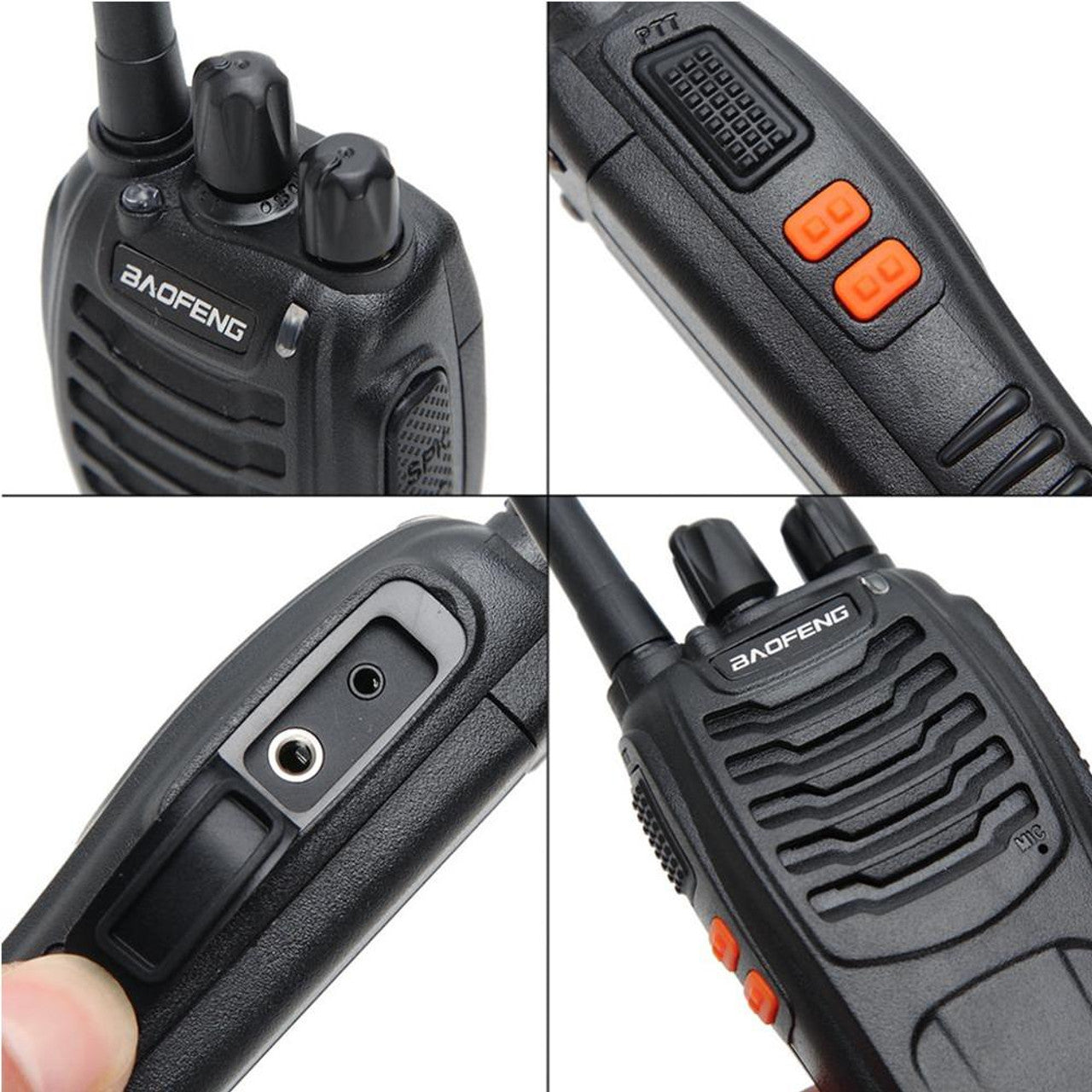 Baofeng Walkie Talkie BF-888S Pack of 2 with Earphone