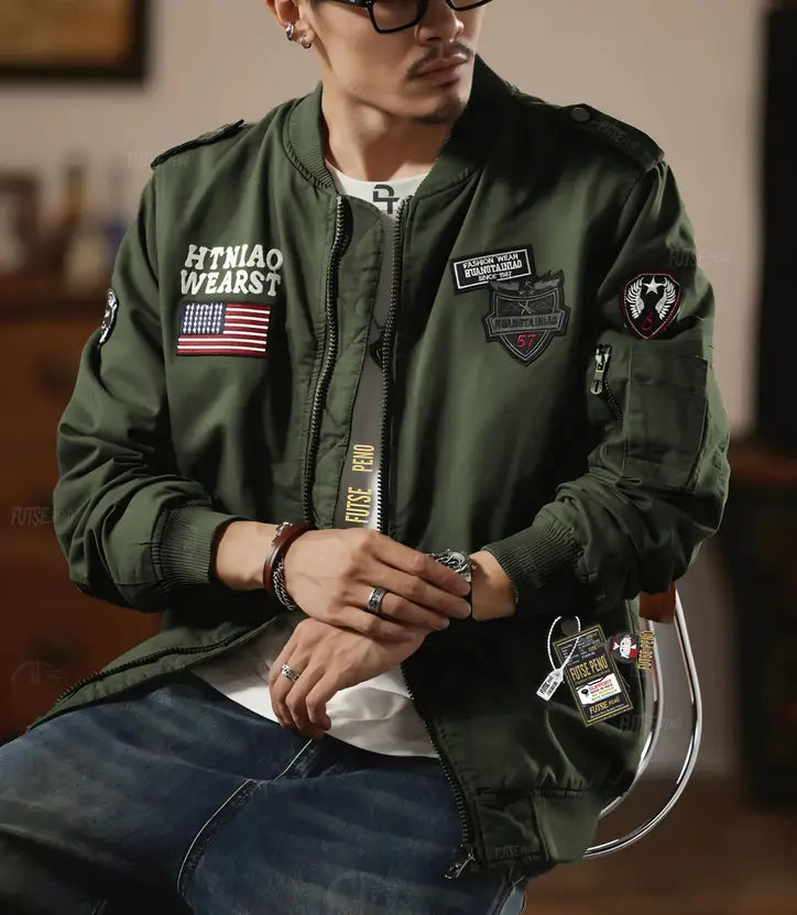 Men Embroidered Jacket