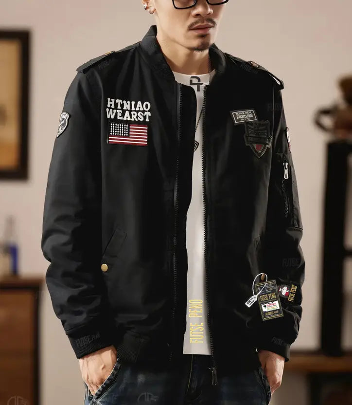 Men Embroidered Jacket