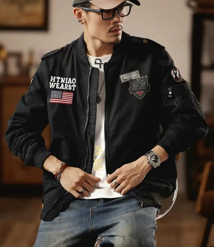 Men Embroidered Jacket