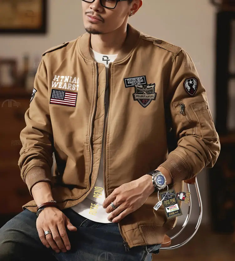 Men Embroidered Jacket