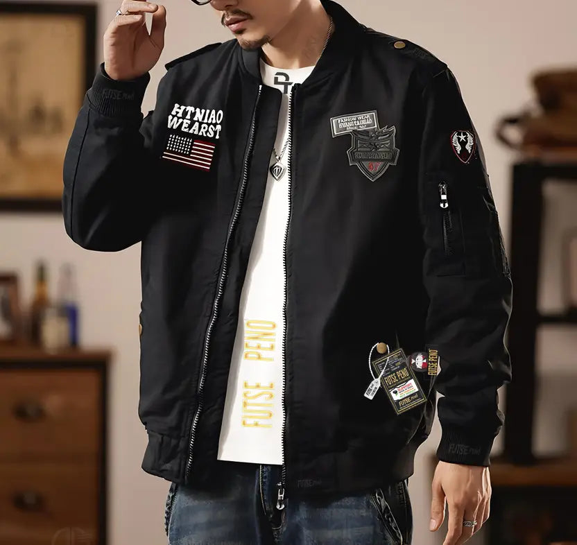 Men Embroidered Jacket