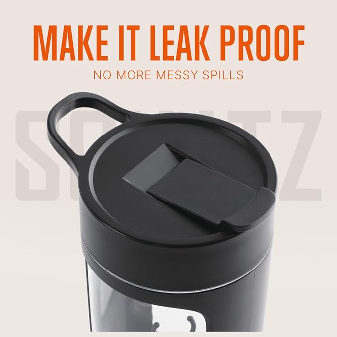 SM Electric Shaker Bottle - Automatic Blending for Protein Shake