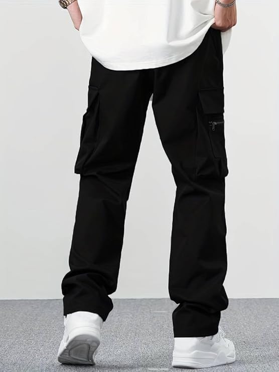 Men's Casual Drawstring Cargo Pants