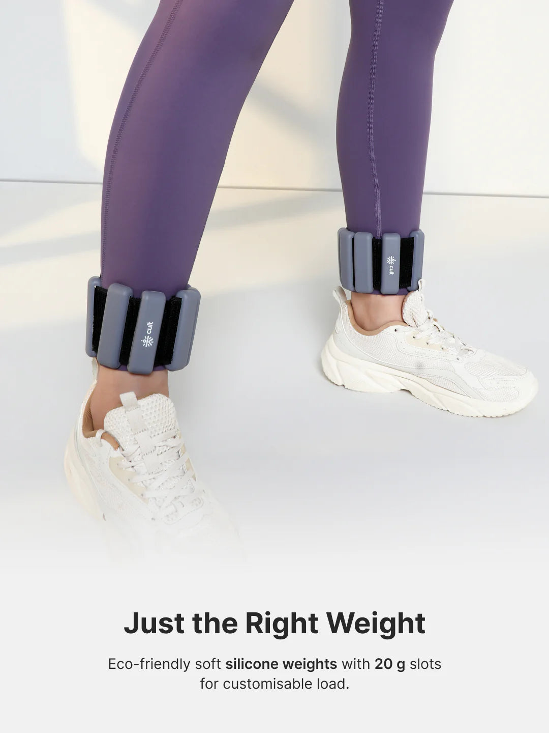 Adjustable Ankle and Wrist Weights (225 g x 2) pair with Removable 20