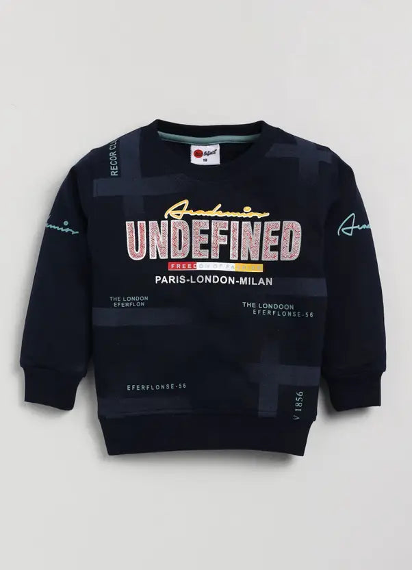 Boys Casual Sweatshirt Track Pants  (Emerald & Mustard)