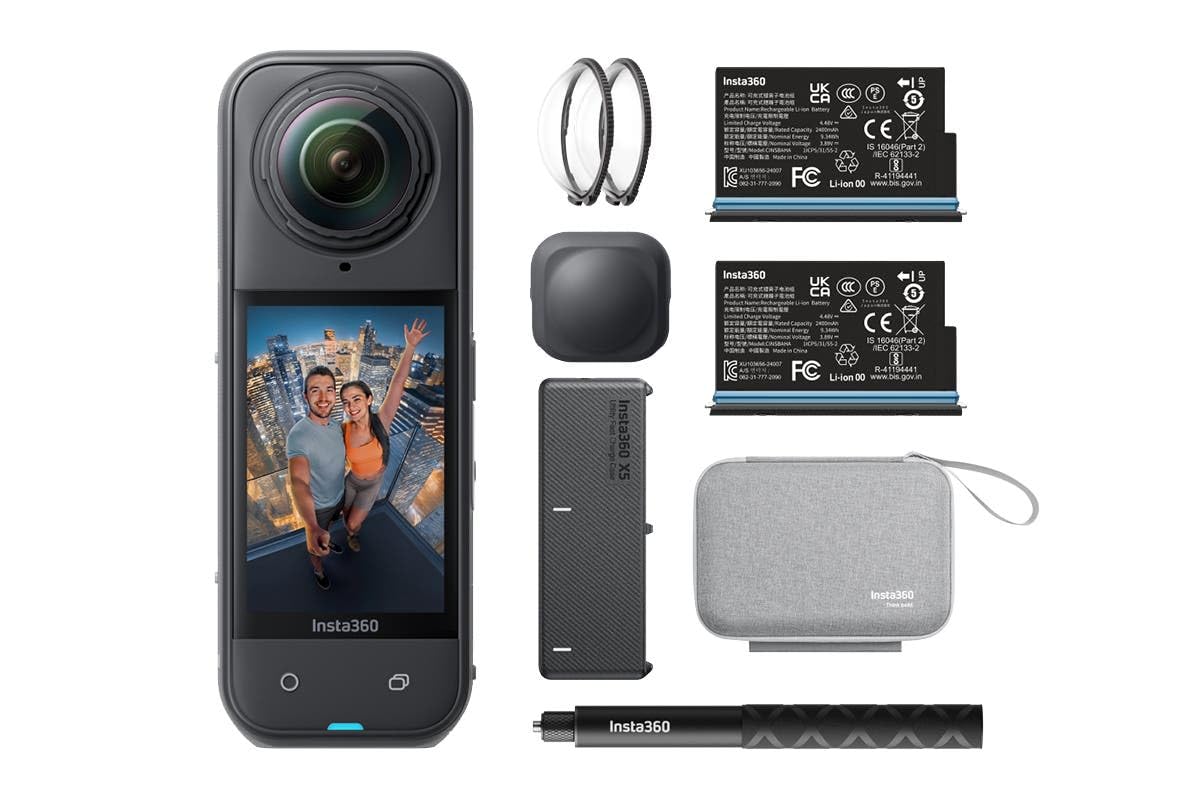 insta360 X5 Standard Bundle - Waterproof 8K 360° Action Camera
