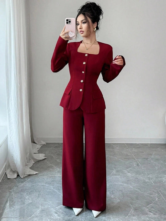 Metallic Decor Co-ord Set | SMEMBELLISH| Bestsellers