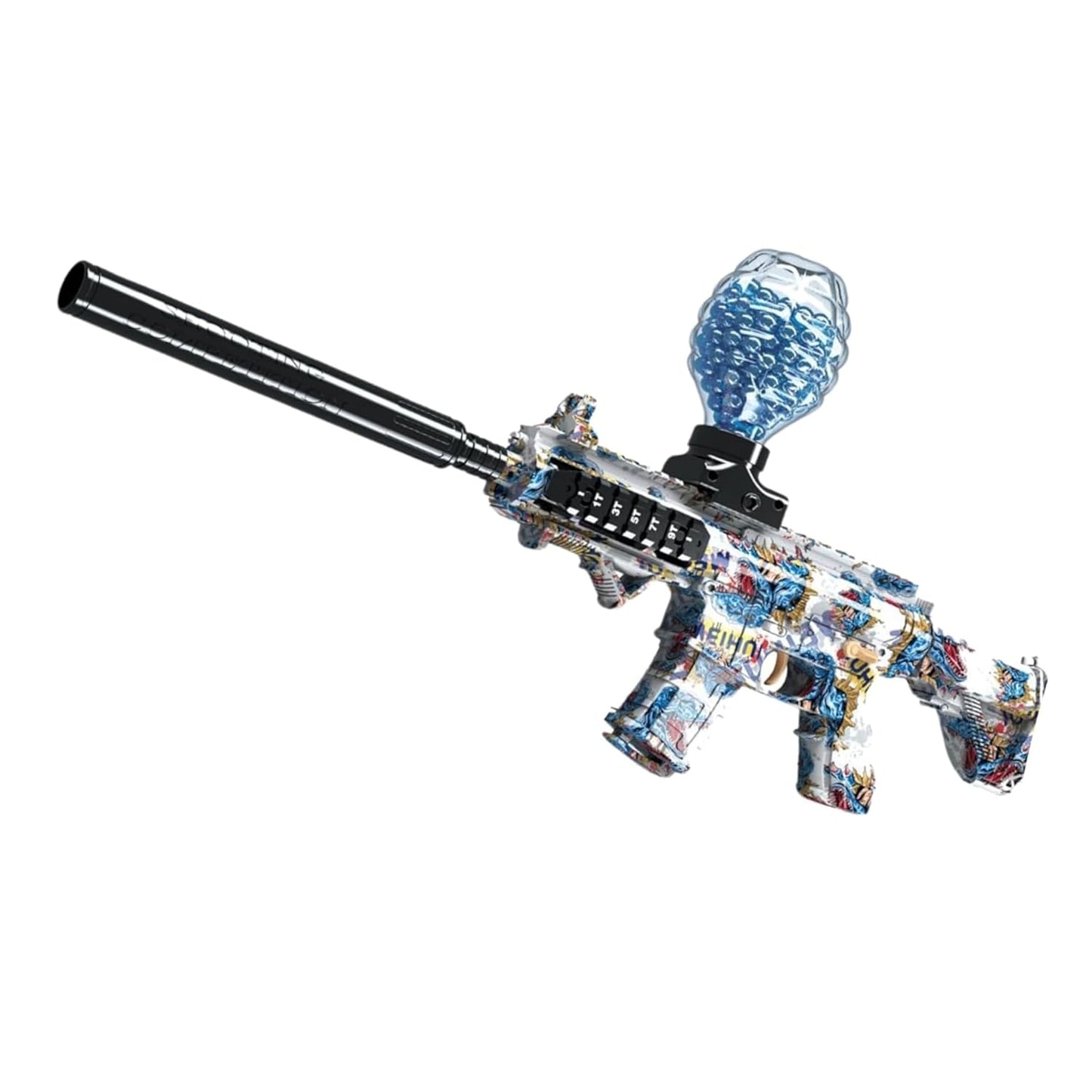 M416 Gel Blaster Gun |10K Gel Balls| Electric Operated Gun High Speed Upto 50 Feet Rangei