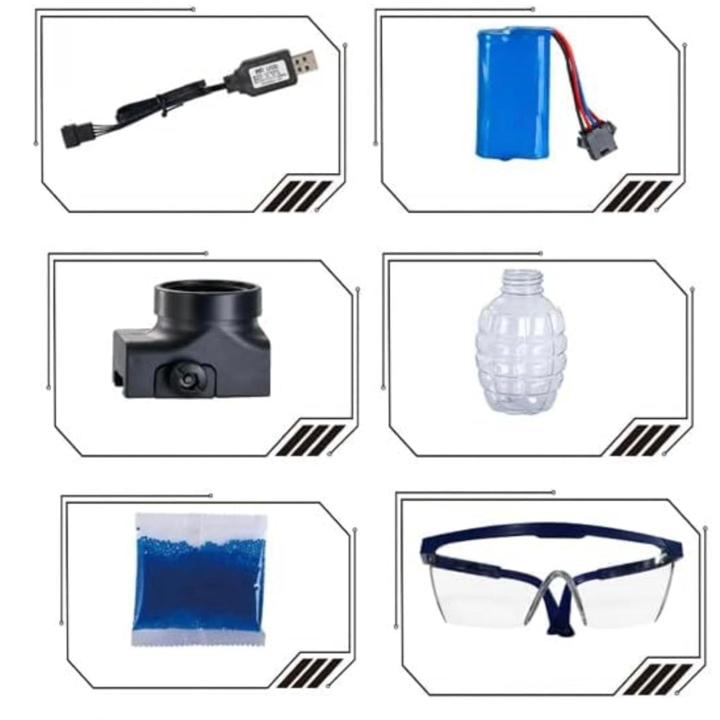 M416 Gel Blaster Gun |10K Gel Balls| Electric Operated Gun High Speed Upto 50 Feet Rangei