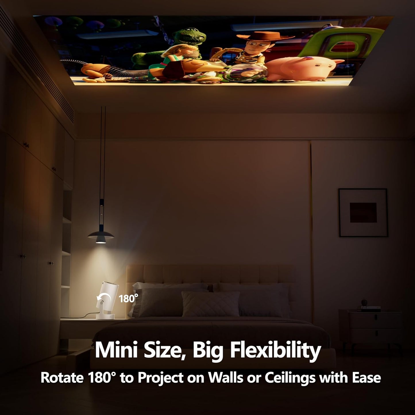 Smart Projector with Extra Large-Screen Display