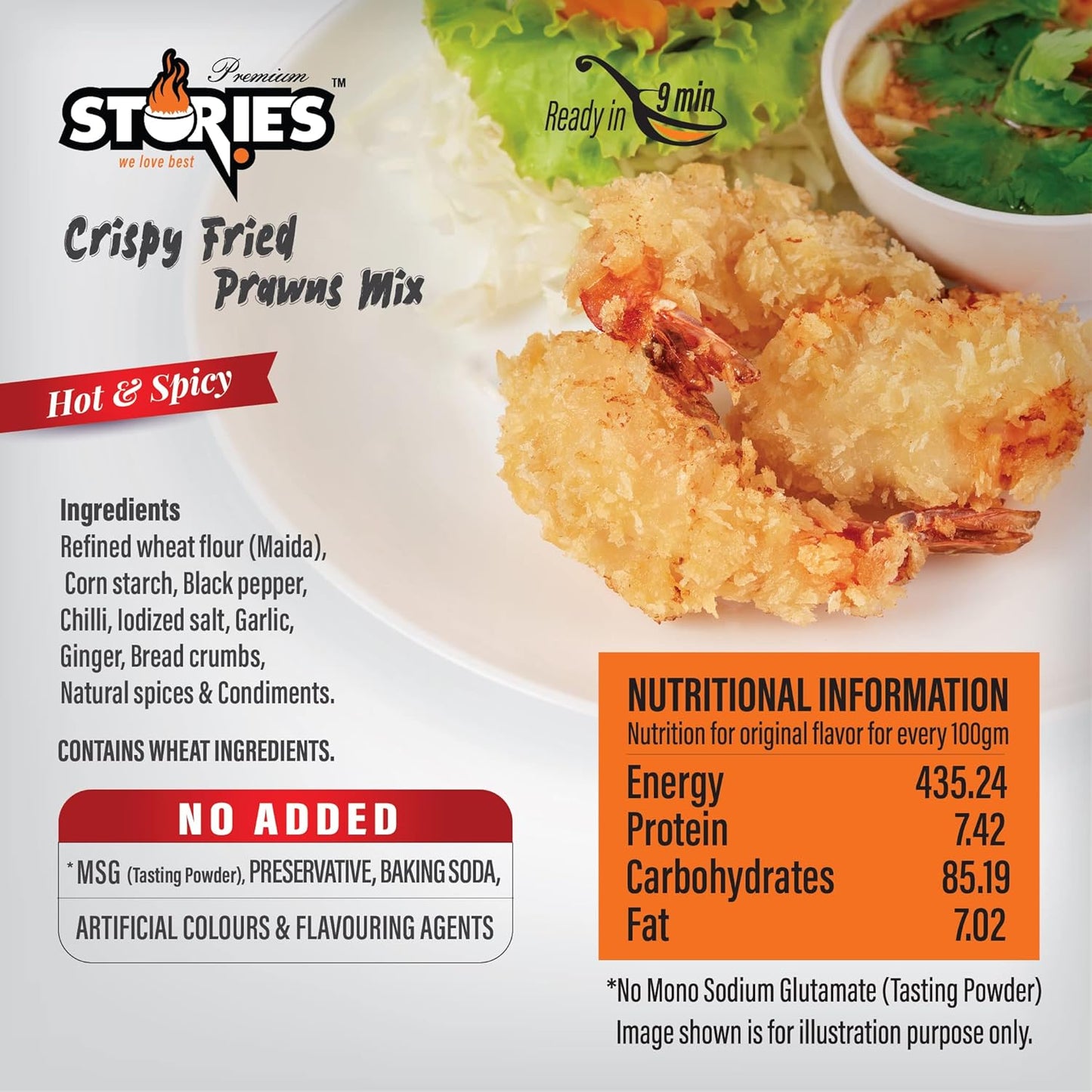 Food Crispy Fried Prawns Mix - Hot and Spicy