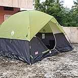 Coleman Polyester Sundome 6 Person Camping DomeTent with Spacious Waterproof Room
