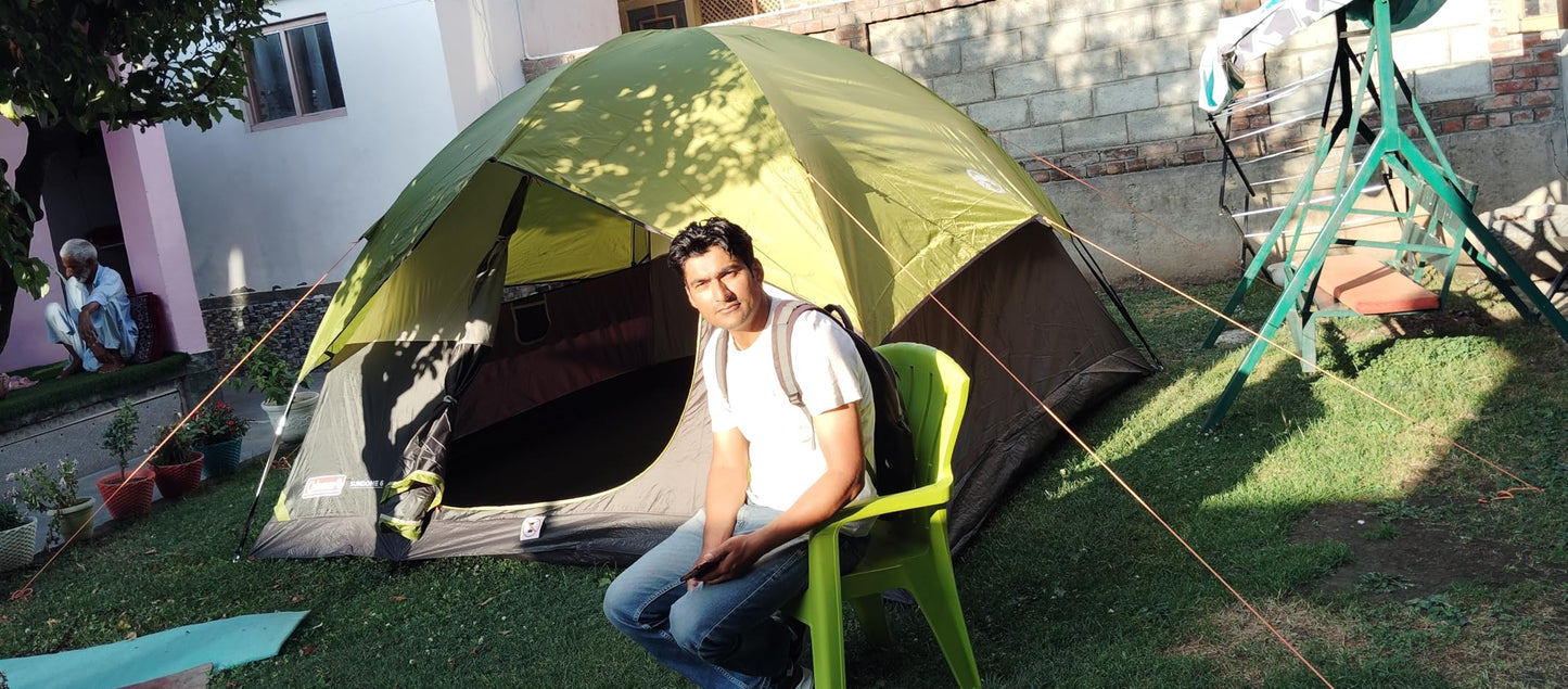 Coleman Polyester Sundome 6 Person Camping DomeTent with Spacious Waterproof Room