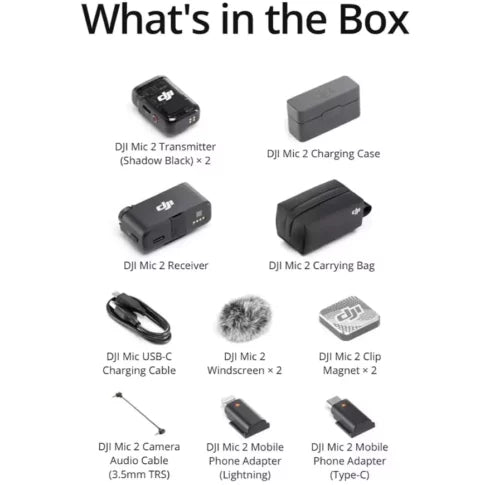 DJI MIC 2 2025 Version, Dual Transmitter