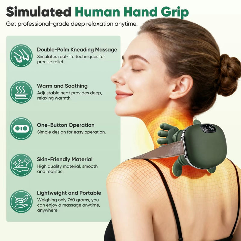 4D Wireless Massager –  Tissue Relief with Heat