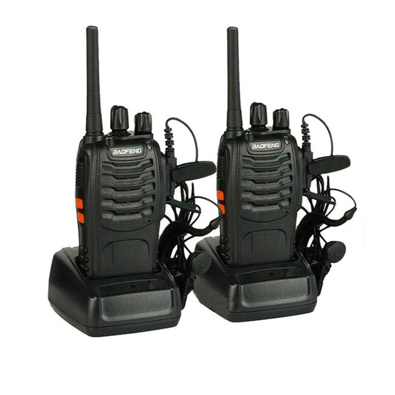 Baofeng Walkie Talkie BF-888S Pack of 2 with Earphone