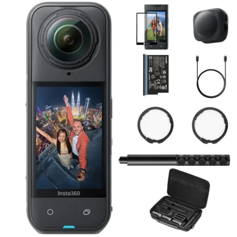 insta360 X5 Essentials Bundle - Waterproof 8K 360° Action Camera