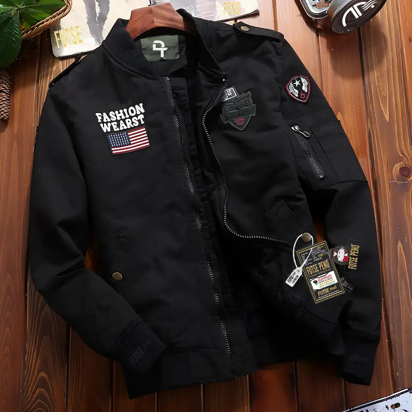 Men Embroidered Jacket