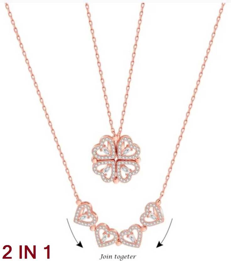 Rose Gold Jewel Set  (Pack of 2)