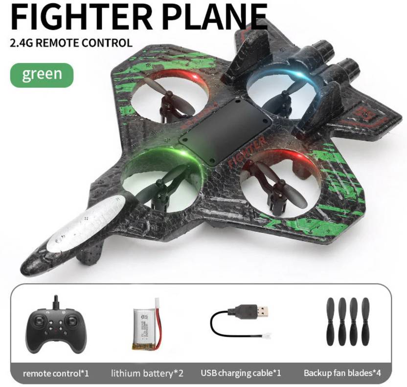 Remote Control Jet  (Green)