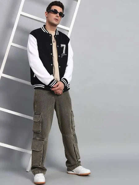 Men Casual Varsity Jacket