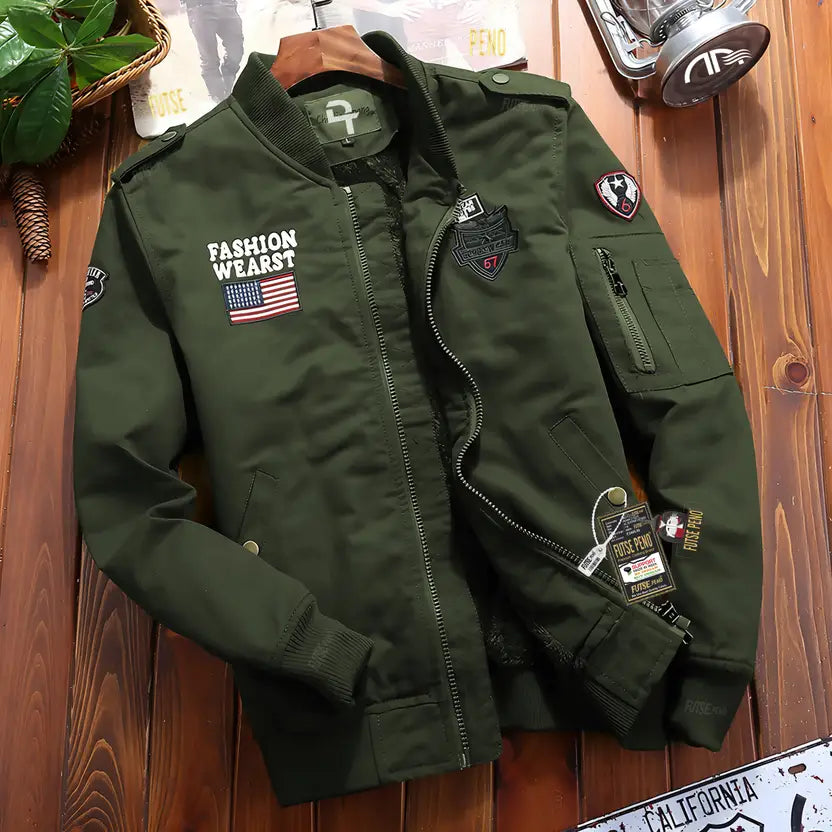Men Embroidered Jacket