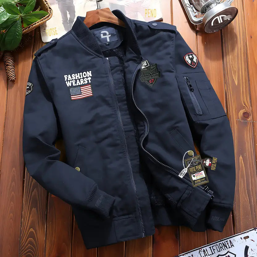 Men Embroidered Jacket